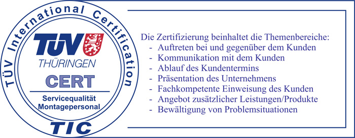 TÜV International Certification